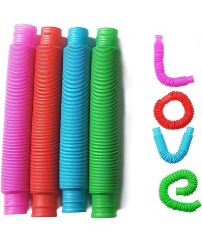 Pop Multi-Color Tubes Sensory Toys for Toddler Kids Learning Toys - 8 Pack $16.61 Fidget Toys