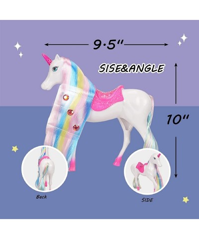 Princess Doll and Magic Light Unicorn Playset Unicorn Princess Toys Gifts for Girls Kids Aged 3 4 5 6 Present for Christmas B...