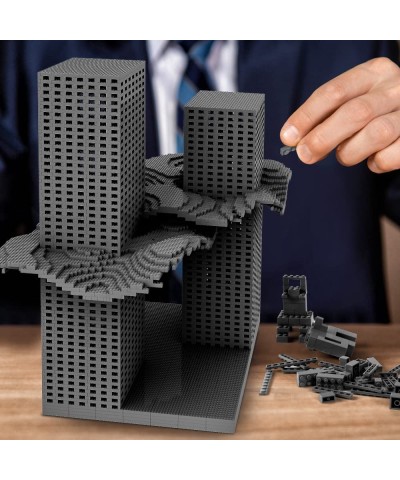 Building Bricks 1500 PCS Basic Building Blocks Compatible with All Major Brands (Dark Grey) $48.96 Toy Building Sets