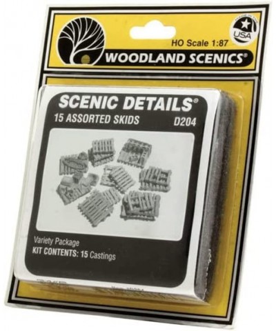 Assorted Skids Scenic Details 15 HO Scale $23.66 Toy Vehicle Playsets