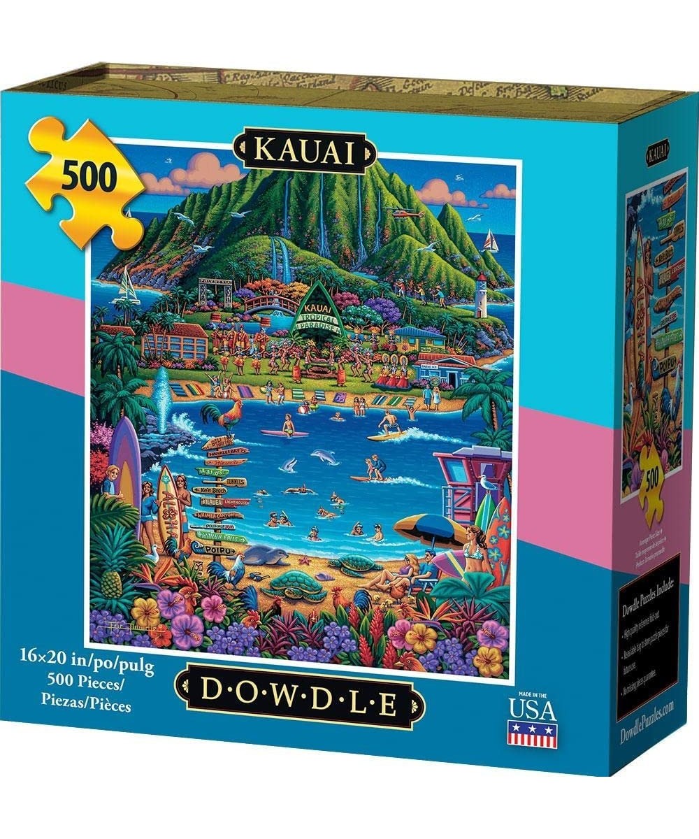 Dowdle Jigsaw Puzzle - Kauai - 500 Piece $60.37 Jigsaw Puzzles