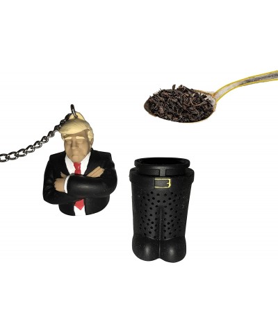 Dunk-A-Trump Donald Trump Tea Infuser - Presidential Novelty Looks Just Like Trump - Fun Political Gag Gift for Men and Women...