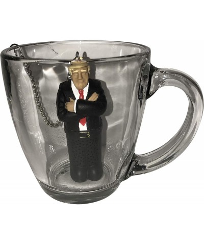 Dunk-A-Trump Donald Trump Tea Infuser - Presidential Novelty Looks Just Like Trump - Fun Political Gag Gift for Men and Women...