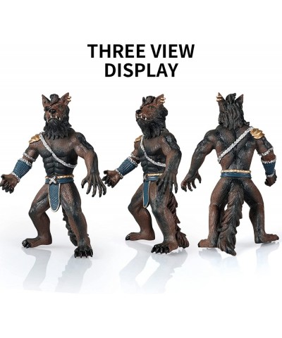 Werewolf Soldier Statue Figure with 2 Weapons Fantasy Model Toy - 19.5 Centimeters/7.7 Inches $29.70 Action Figures