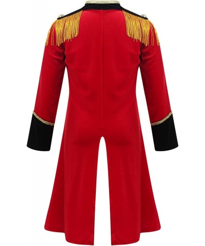 Kids Boys Halloween Circus Ringmaster Costume Tailcoat Jacket Cloak Cape Fancy Party Cosplay Dress Up Outfit $23.61 Kids' Cos...