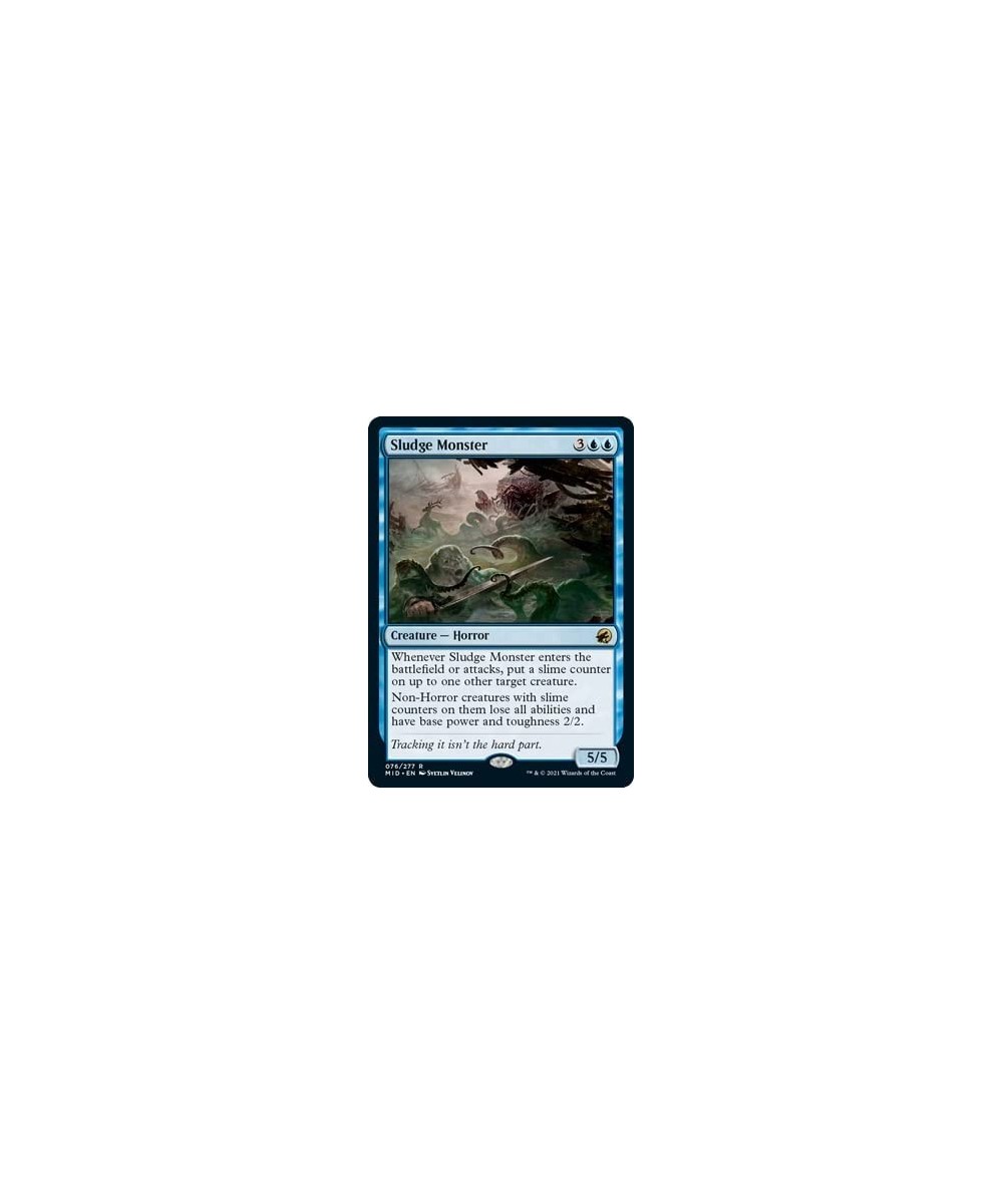 Magic: The Gathering - Sludge Monster - Innistrad: Midnight Hunt $10.78 Card Games