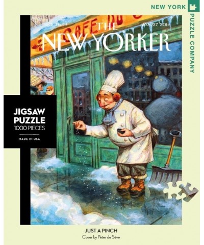 Just a Pinch New Yorker 1000 Pieces Jigsaw Puzzle $40.65 Jigsaw Puzzles