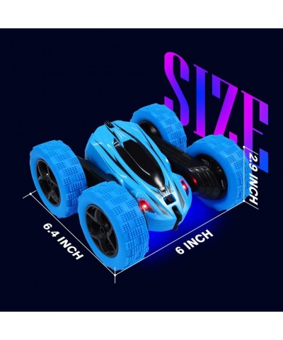 2PACK RC Stunt Car Remote Control Car for Kids 2.4Ghz High Speed Rock Crawler Vehicle 360 Rotating 4WD Off Road Double Sided ...