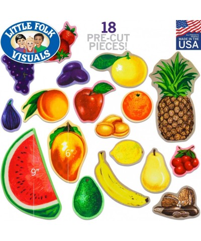 Fruits and Nuts Precut Flannel/Felt Board Figures 18 Pieces Set $22.47 Magnetic & Felt Playboards