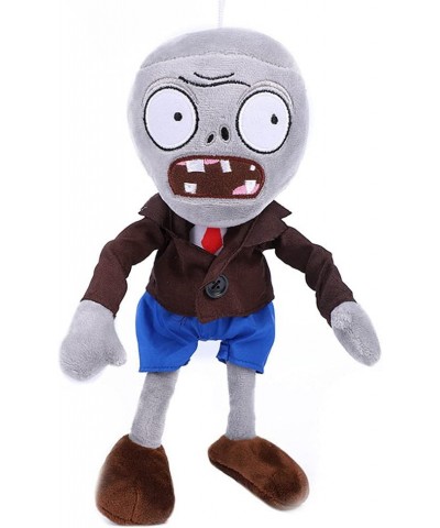 12" PVZ Plush Zombies Brown Coat Toys Normal Zombies PVZ 1 2 Stuffed Soft Doll Gray Zombies New $21.39 Plush Figure Toys