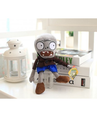 12" PVZ Plush Zombies Brown Coat Toys Normal Zombies PVZ 1 2 Stuffed Soft Doll Gray Zombies New $21.39 Plush Figure Toys