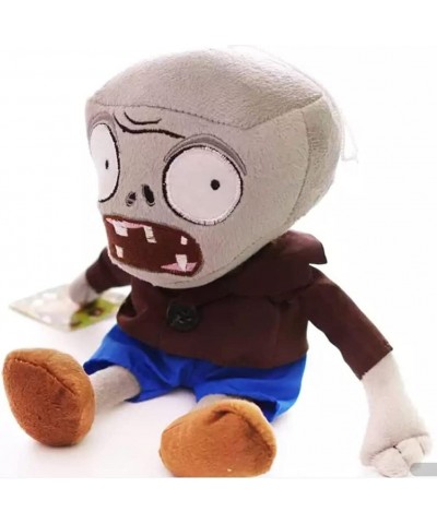 12" PVZ Plush Zombies Brown Coat Toys Normal Zombies PVZ 1 2 Stuffed Soft Doll Gray Zombies New $21.39 Plush Figure Toys