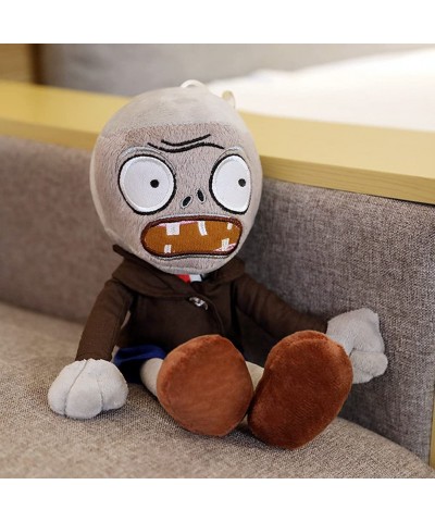 12" PVZ Plush Zombies Brown Coat Toys Normal Zombies PVZ 1 2 Stuffed Soft Doll Gray Zombies New $21.39 Plush Figure Toys