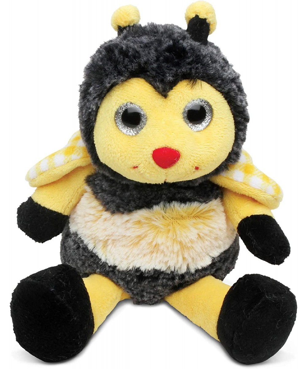 DolliBu Plush Honeybee Stuffed Animal - Soft Plush Huggable Yellow Bee Adorable Playtime Honeybee Plush Toy Cute Insect Cuddl...