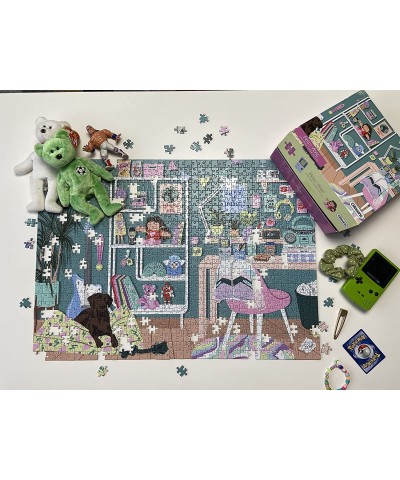 Retro Vibes 1000 Piece Jigsaw Puzzle | 90s Jigsaw Puzzle | Sustainable Puzzle for Adults | Premium 100% Recycled Board | Grea...