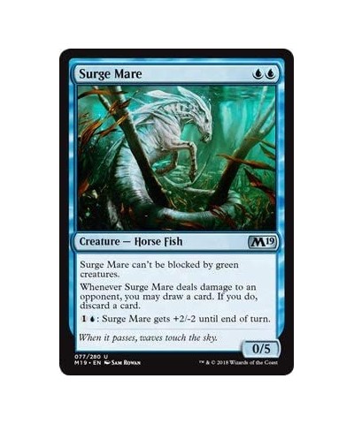 Magic: The Gathering - Surge Mare - Core Set 2019 $11.78 Card Games