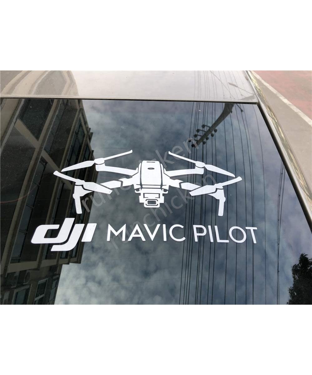 Mavic 2 Shape Decal Window Cling Waterproof Vinyl Car Decor Sticker for DJI Mavic Fans (10.9) $16.54 Remote & App Controlled ...