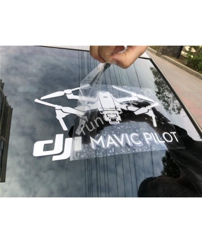 Mavic 2 Shape Decal Window Cling Waterproof Vinyl Car Decor Sticker for DJI Mavic Fans (10.9) $16.54 Remote & App Controlled ...