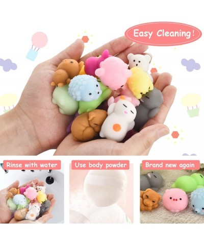 76 Pcs Mochi Squishy Toys Bulk Mini Dinosaur Kawai Animals Squishy for Kids Party Favors Stress Relief Toy Classroom Prizes E...