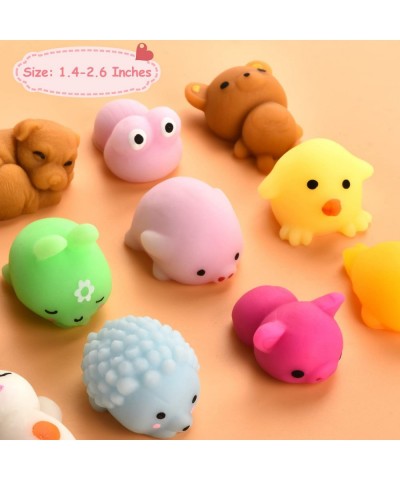 76 Pcs Mochi Squishy Toys Bulk Mini Dinosaur Kawai Animals Squishy for Kids Party Favors Stress Relief Toy Classroom Prizes E...