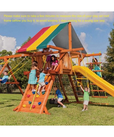 52" x 90" Swing Set Replacement Tarp for Play Set Outdoor 100% PVC Vinyl Coated Marine Grade Fabric Multi-Color $44.71 Play S...