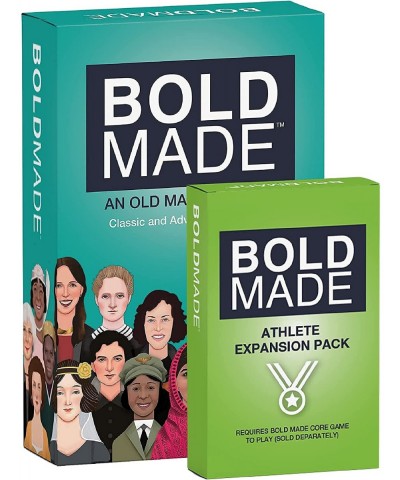 Bold Made Core Game & Athlete Expansion (Bundle) Card Games for Kids & Adults - Unique Remake of Old Maid - Feminist Playing ...