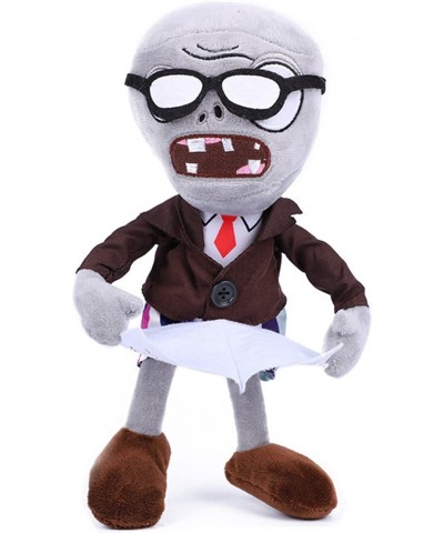 12" Plants VS Newspaper Plush Brown Coat Toys Normal Zombies PVZ Plush 1 2 Stuffed Soft Doll Newspaper Zombies New $21.99 Plu...