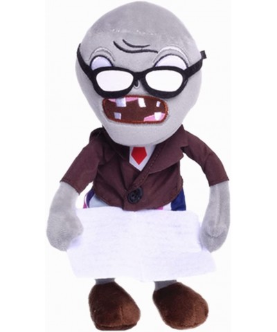 12" Plants VS Newspaper Plush Brown Coat Toys Normal Zombies PVZ Plush 1 2 Stuffed Soft Doll Newspaper Zombies New $21.99 Plu...