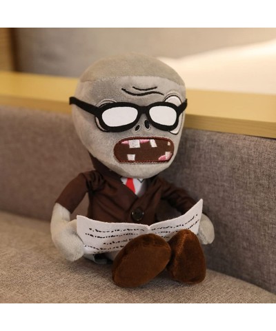 12" Plants VS Newspaper Plush Brown Coat Toys Normal Zombies PVZ Plush 1 2 Stuffed Soft Doll Newspaper Zombies New $21.99 Plu...