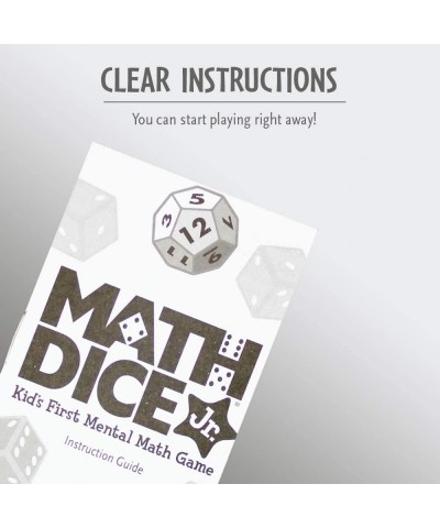 Math Dice Junior Game for Boys and Girls Age 6 and Up - Teachers Favorite and Toy of the Year Nominee $17.50 Dice Games