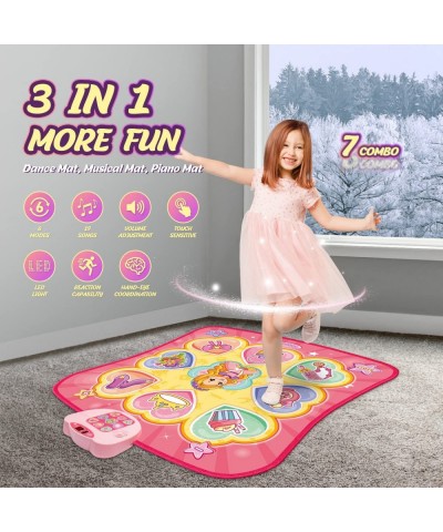 Dance Mat for Kids Ages 4-8 Dance Pad Toys Gifts for 3 4 5 6 7 8 9 Year Old Girls Kids Birthday & Christmas Gifts Dance Mat f...