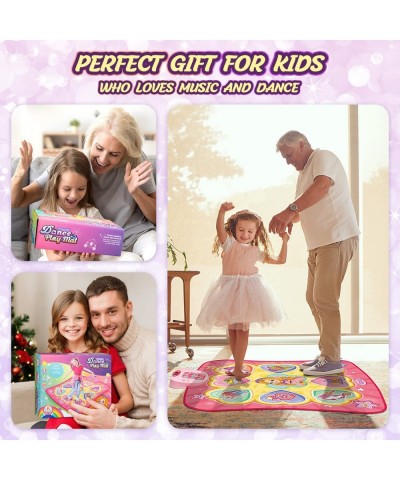 Dance Mat for Kids Ages 4-8 Dance Pad Toys Gifts for 3 4 5 6 7 8 9 Year Old Girls Kids Birthday & Christmas Gifts Dance Mat f...