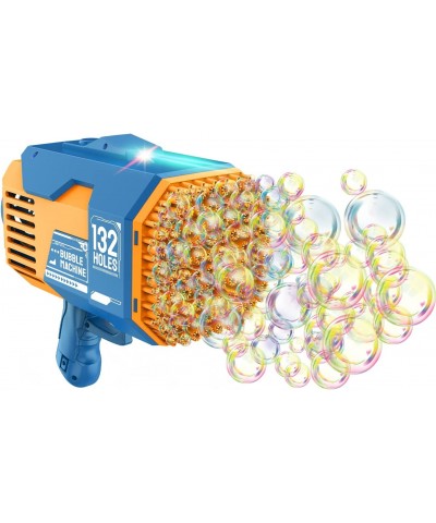 Bubble Gun for Kids with Bubble Solution 132 Hole Bubble Machine with Rich Bubbles Automatic Bubble Maker for Parties Wedding...