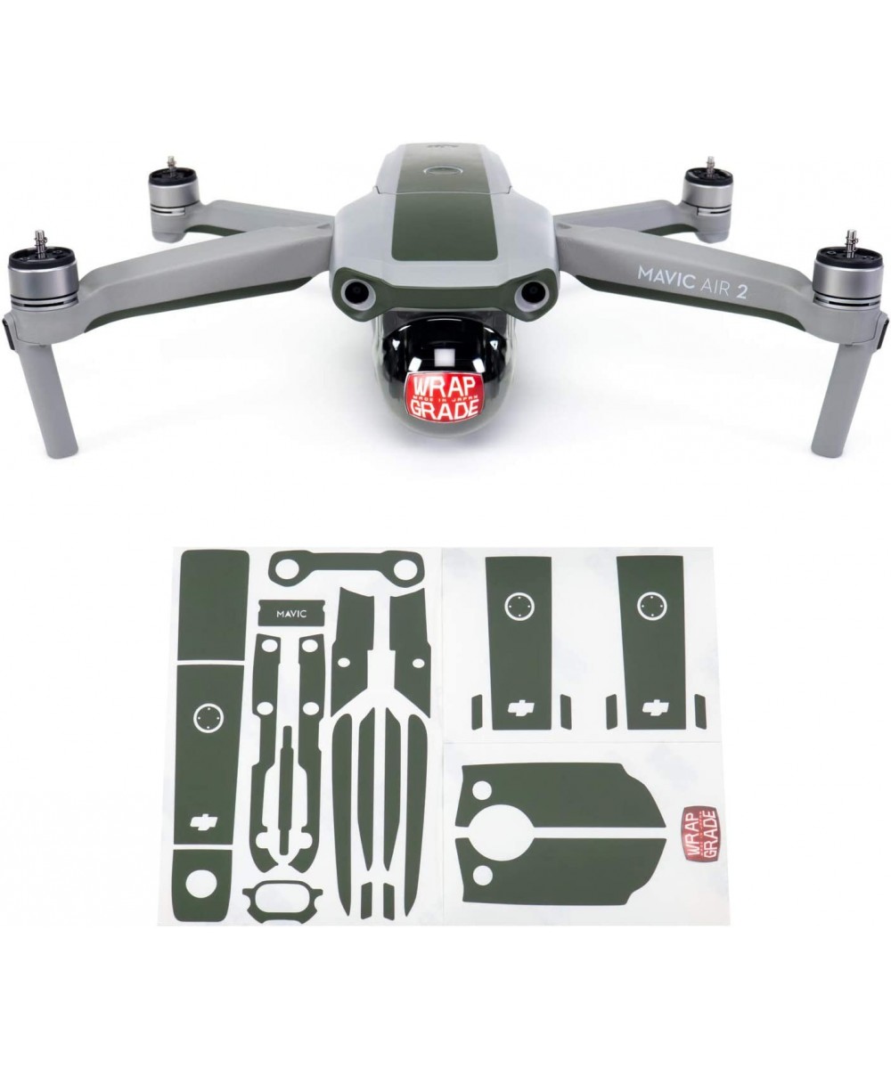 Skin Compatible with DJI Mavic Air 2 | Accent Color B (Army Green) $33.23 Remote & App Controlled Vehicles