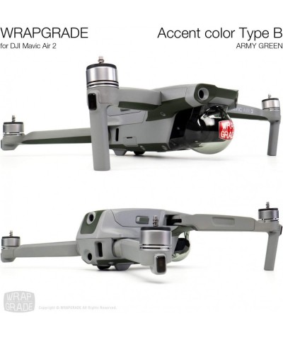 Skin Compatible with DJI Mavic Air 2 | Accent Color B (Army Green) $33.23 Remote & App Controlled Vehicles