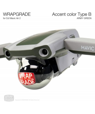 Skin Compatible with DJI Mavic Air 2 | Accent Color B (Army Green) $33.23 Remote & App Controlled Vehicles