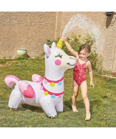 Inflatable Water Sprinkler for Kids Llama Toys Outdoor Pool Toys 43” for Lawn-Backyard-Garden Summer Fun Activities for Toddl...