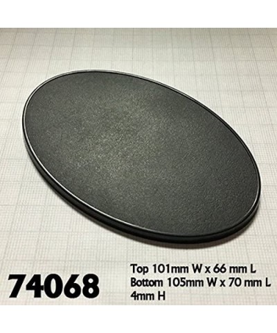 Miniatures 105mm x 70mm Oval Gaming Base (4) 74068 Accessory $24.29 Game Accessories