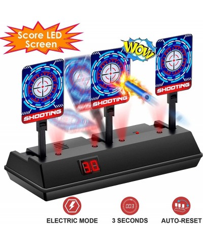 Electronic Shooting Target for Nerf Guns Scoring Auto Reset Target for Boys Digital Targets with Light Sound Effect Christmas...