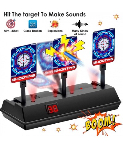 Electronic Shooting Target for Nerf Guns Scoring Auto Reset Target for Boys Digital Targets with Light Sound Effect Christmas...