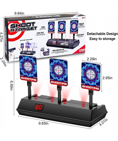 Electronic Shooting Target for Nerf Guns Scoring Auto Reset Target for Boys Digital Targets with Light Sound Effect Christmas...