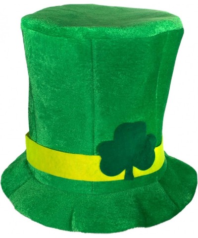 St. Patrick’s Day Shamrock Green Velvet Top Hat for Men & Women | St. Patrick’s Day Parties Party Favors Fighting Irish Lepre...