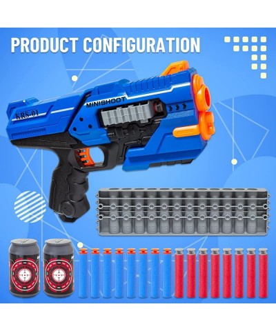 Toy Gun Burst Soft Bullet Gun 16pcs Soft Bullet for Nerf Guns Toy Gun Pistol Toys for Boys & Girls 6 7 8-12 Year Old $18.78 T...