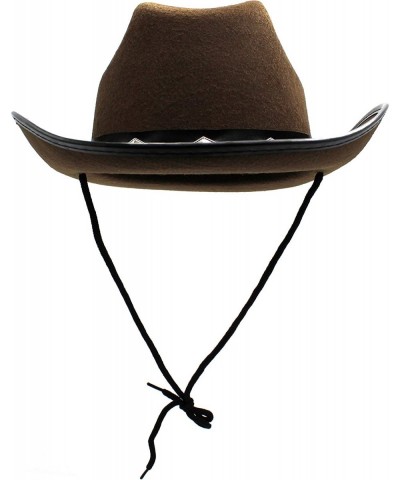 Cowboy Hat Costume Dress-Up - Western Accessory Role-Play - Studded Fedora $17.05 Kids' Dress-Up Accessories