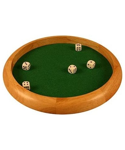 DA Vinci Wooden 11.5 Inch Dice Tray with 5 Dice $42.10 Game Accessories