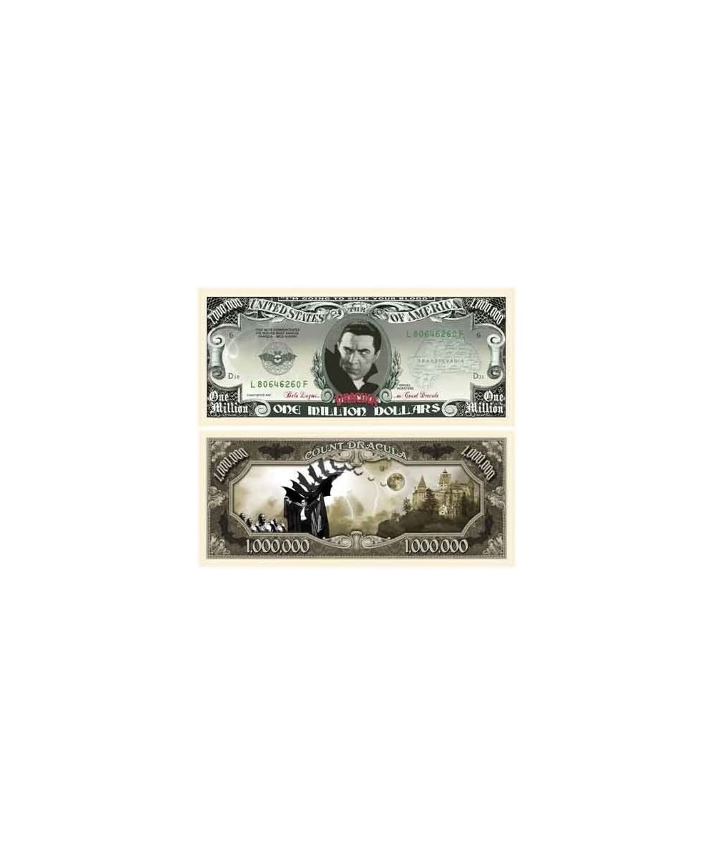 Dracula Million Dollar Bill - (Pack of 5) $15.58 Gags & Practical Joke Toys