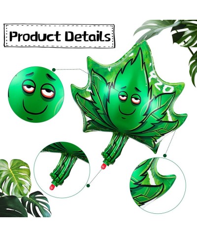 9 Pcs 420 Weed Aluminum Balloon Decorations Set 420 Party Decorations Weed Balloons Birthday Party Supplies Aluminum Foil Wee...