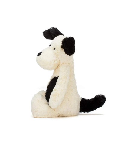 Bashful Black and Cream Puppy Stuffed Animal Medium 12 inches $44.41 Stuffed Animals & Teddy Bears