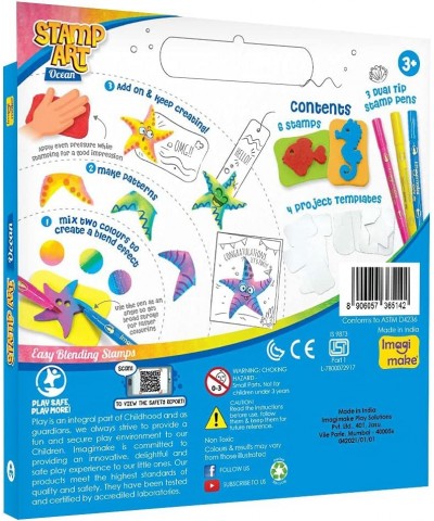 Stamp Art Ocean – Coloring & Stamping Set – for Girls & Boys 3 Years + $16.54 Kids' Drawing & Writing Boards