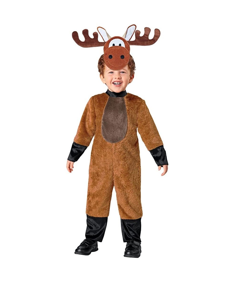 Christmas Costume Reindeer Child Costume Unisex Deer Animal Onesie Party Jumpsuit $17.16 Kids' Costumes